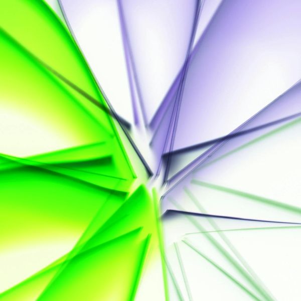Symmetrical abstract patterns representing energy flow